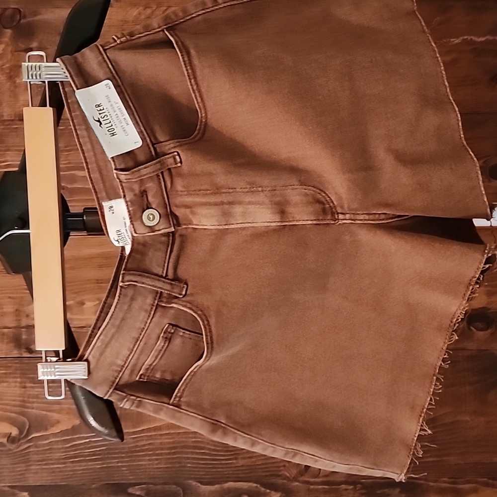 Hollister Women's Brown Jean Shorts